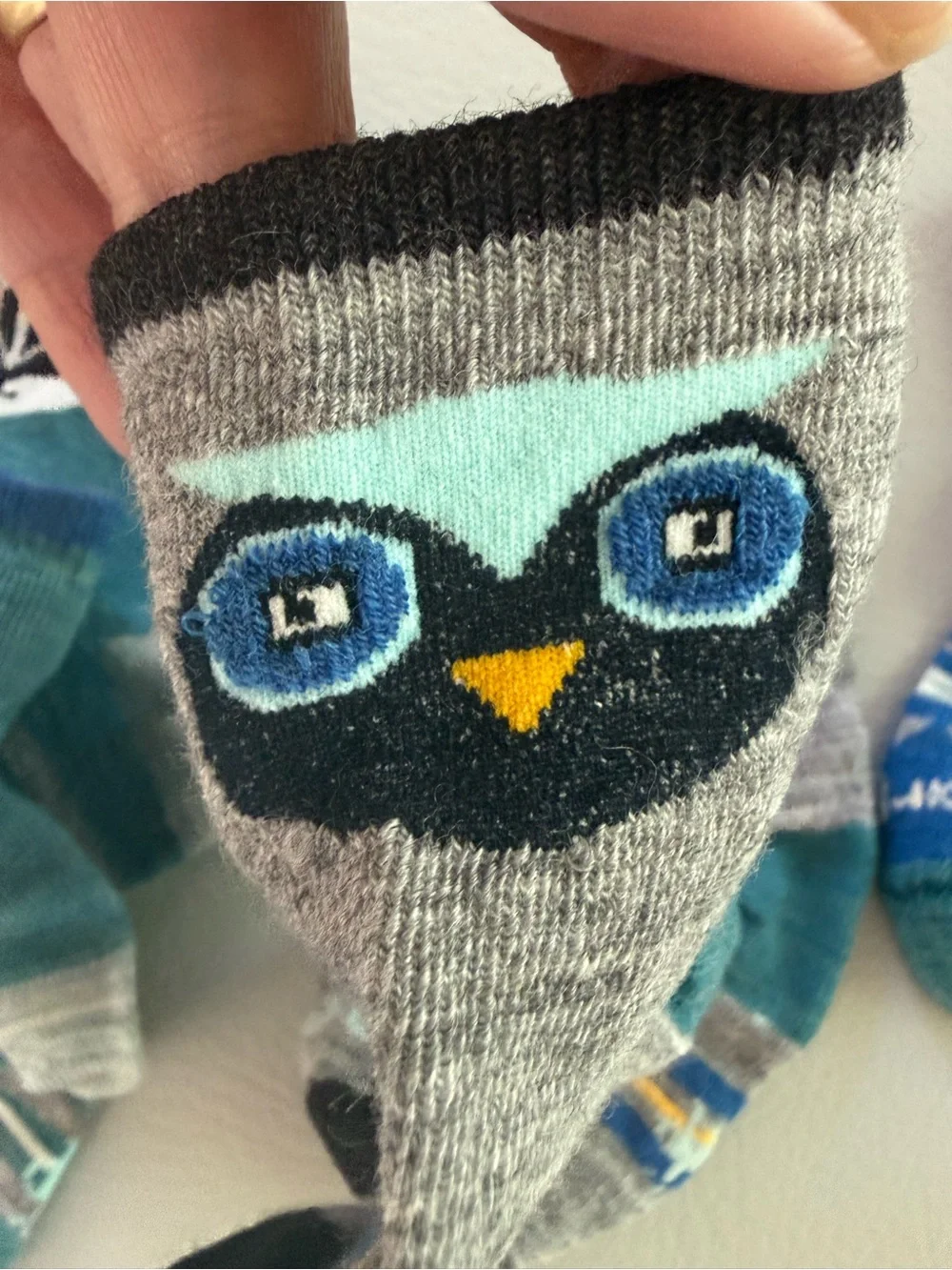 Smartwool Baby Animal Wool Socks 3 Pairs - size 12M -2T 24M - Runs snug - NEW